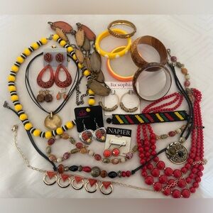 Wearable Jewelry Lot Lia Sophia Necklace Bracelet Napier Premier Design Earrings